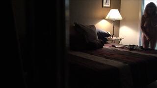 Fucking The Maid in Her Black INC 5 inch Stiletto Spiked Heels After a Night at the Moda Center