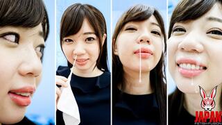 A Nose Fetish and Runny Nose Fetish POV; Experiencing Pleasure with Miyu Saito Through Runny Noses and Getting It Smudged on the Face