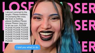 Real Mind Fuck Loser Session - Real Loser Text and Audio Session with Countess Wednesday ft. Hardcore Humiliation Mind Fuckery, Degradation, Rejection, Denial, and Findom Wallet Draining - MP4 720p