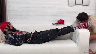 Diablo's Big Size 12s Foot Worshiped