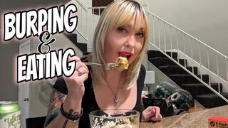 Burping and Eating