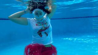 Holiday underwater tutu show