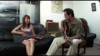 Darlings Guitar Lesson Turns In To Bareback Sex And Many Fetishes And Ends With Cum In Mouth! (mp4 sd)