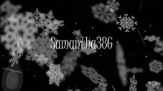 Samantha 38g live cam show recording big titty tease & orgasm show-MP4