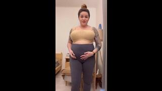 BBW mentos & coke belly bloating with measurement