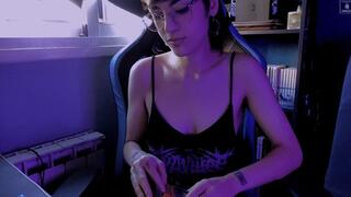 Worship my boobs while I enjoy this cigarette | Astrid