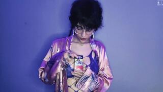 Wife in catsuit smoking Marlboro 100's | Astrid