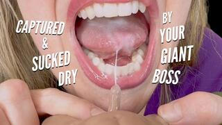 Captured And Sucked Dry By Your Boss - Giantess Brianna Kelly