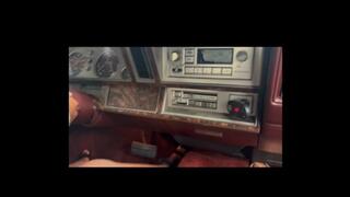 Ebony with Athletic Legs & Bubble Booty - Cranking & Revving Classic Red 1986 Ride