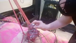 making this slut reall horny but not allowed to cum