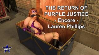 The Return of Purple Justice - Encore - Lauren Phillips