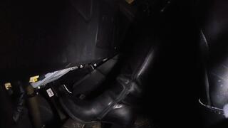 Night Drive In Knee High Boots