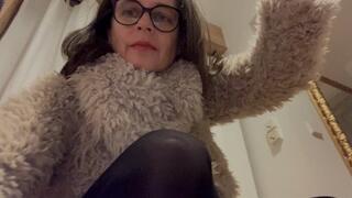 Behind The Scenes - Fur and pantyhose (2022) (MP4)