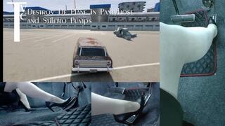 Destroy De Plane in Pantyhose and Stiletto Pumps (mp4 1080p)