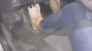 She revving extra hard, pedal pumping, overheating