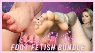 Sexy Foot Fun (Foot Fetish Foot Worship Bundle)