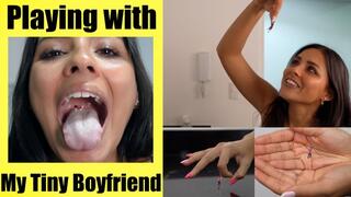 Playing with my Tiny Boyfriend - Giantess Enola 720