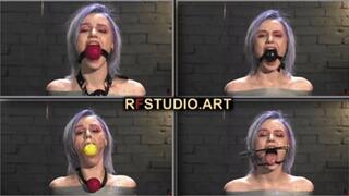 Astrid - Gag test for her roomy mouth (UHD 4K MP4)