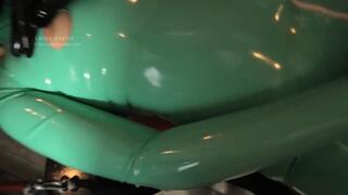 Latex orgy with 3 cocks