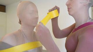 PANTYHOSE FRIENDS - FEATURING NAOMI ROUGE - PART 2 - Encasement