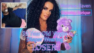 EXPOSING ENRIQUE - 33 YEAR OLD DIAPER WEARING VIRGIN LOSER