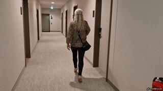 Dipping and shoeplay in the parking garage and hotel HD wmv 1920x1080