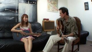 Young Darlings Guitar Lesson Turns Into Bare Back Sex And Many Fetishes Accomplished! (wmv)