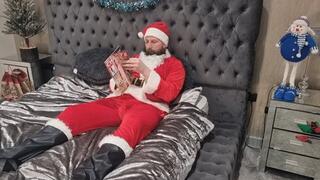 Santas Top Shelf Elf Magazine Girl Gives Him A Show