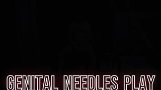 Mistress Magda - Genital needles play MOBILE VERSION