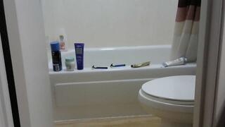 Pee and diarrhea in the nude with stomach flu