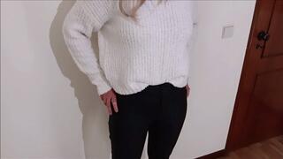 Eat your bread with chocolate on my high heels