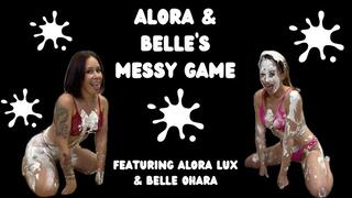 Alora & Belle's Messy Game