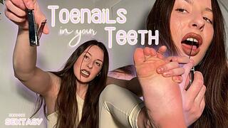 Toenails in Your Teeth