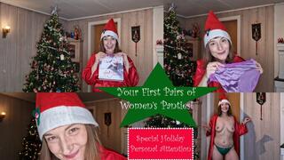 Secret Gift: Your Own Set of Women’s Panties! POV Special Holiday Personal Attention