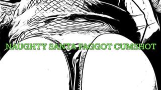 NAUGHTY SANTA PUNISHING SISSY FAGGOT BLOW JOB RIMMING FUCKING WITH CUMSHOT P3