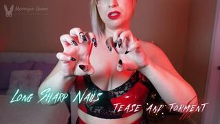 Long Sharp Nails Tease and Torment