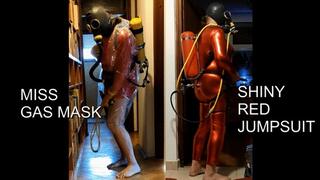 COMPILATION CLIP - MISS GAS MASK + SHINY RED JUMPSUIT