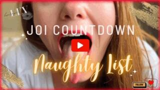 Naughty List Christmas JOI Count Down- 557