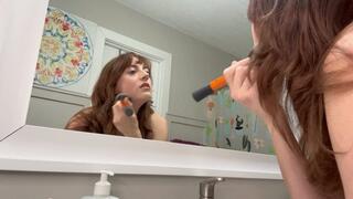 Makeup makes me sneeze!