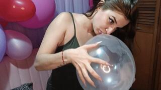 Game with light balloon no pop