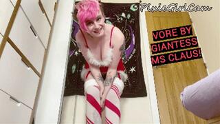 Eaten by Giantess Ms Pixie Claus FULL HD