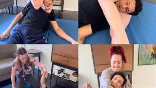 x-man gets ko'd! (4k) feat lizzy & sassy