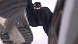 Cooldown and stretching while standing on your face