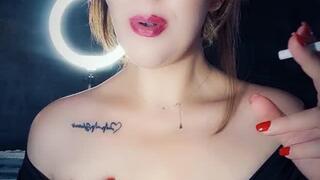 Smothering your cock with my smoke