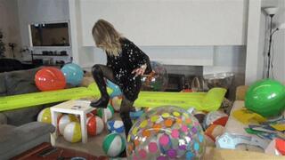 one hours pool toys hard popping