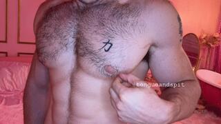 Zack Dickson Nipples and Hairy Pecs Video 1 - MP4
