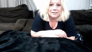 Showing off and rubbing oil on my feet