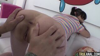 TRUE ANAL Breaking in Brenna McKenna's Butt
