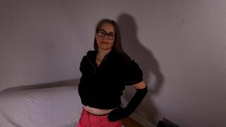 Cum on my pink high heels (2022) (MP4)
