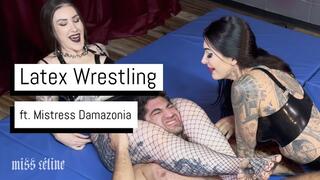 Latex Wrestling | Beatdown with Damazonia